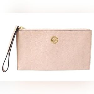 Michael Kors Light Powder Pink Clutch Pre-Loved Good Condition